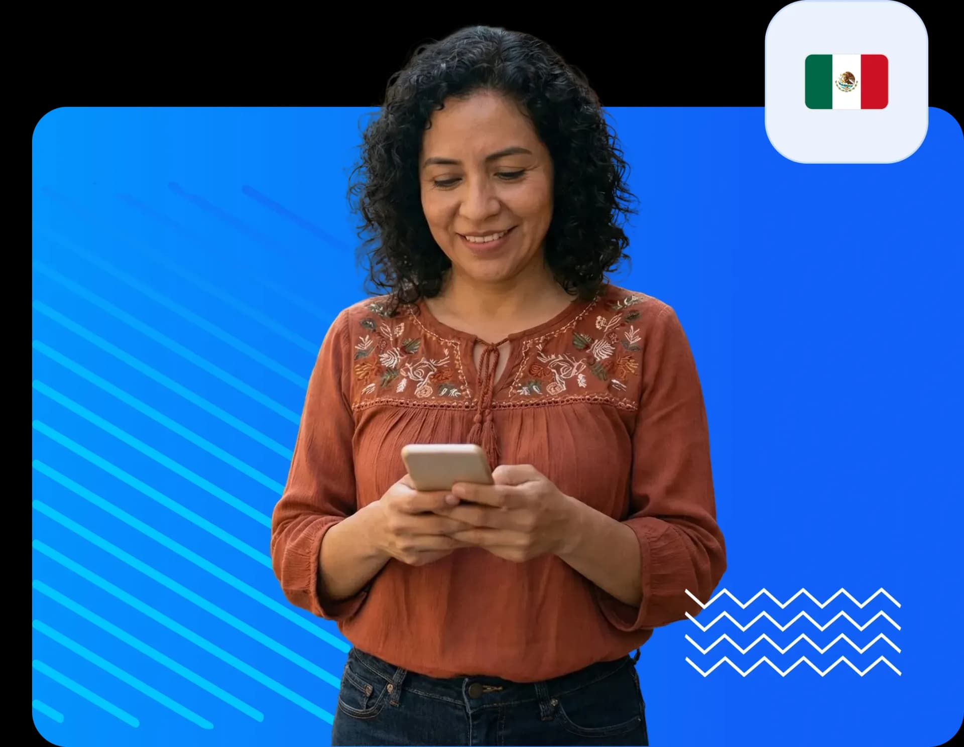Women using smartphone to send money to mexico png 2c1485331f.